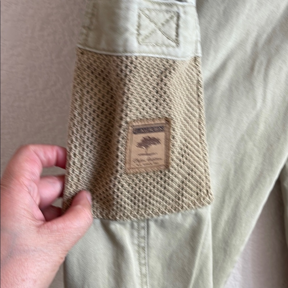 Polo by Ralph Lauren Women's Cotton Cargo Cropped Pants - Olive Green - Picture 6 of 8